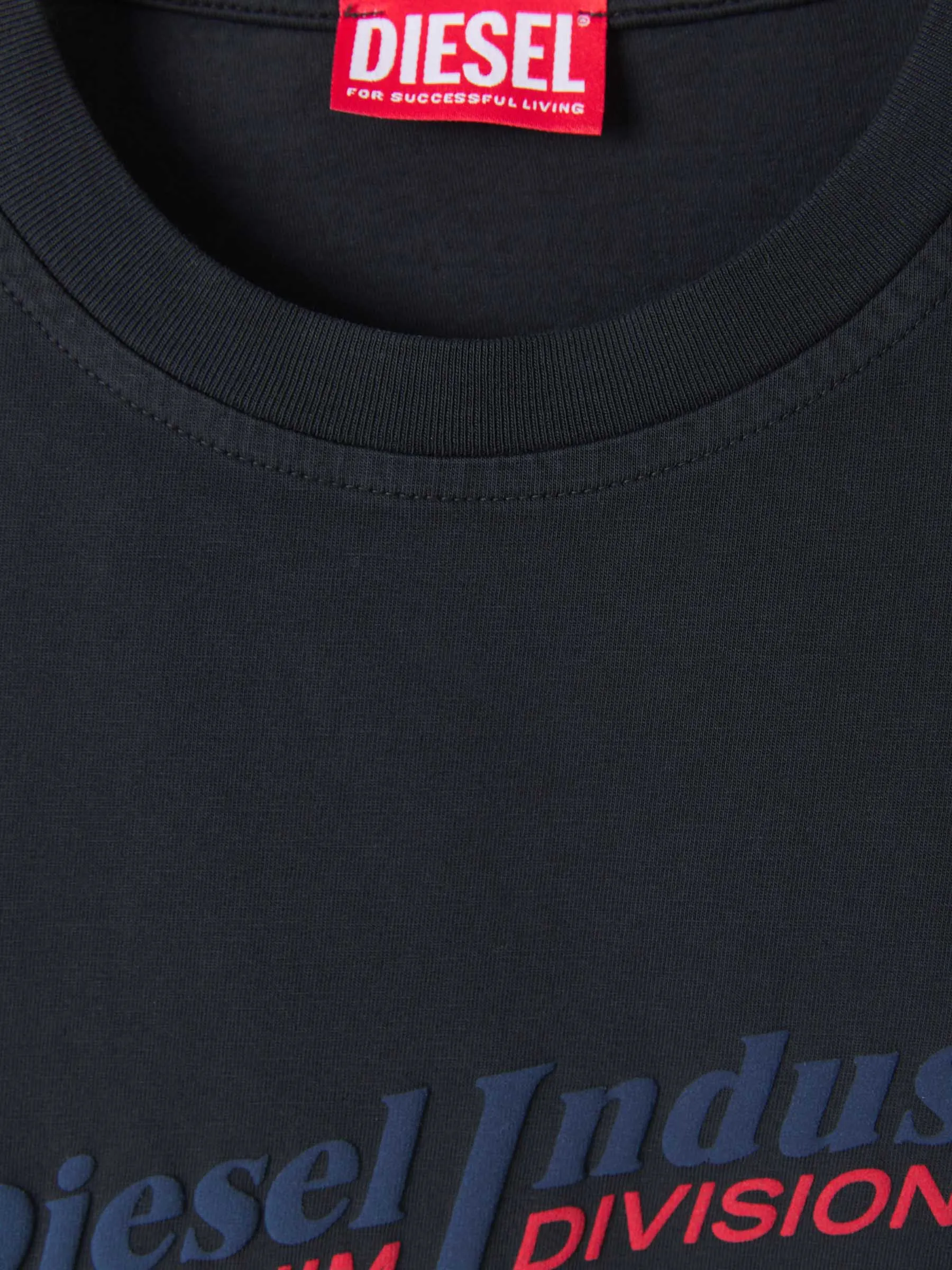 Diesel Logo Printed Crewneck T-Shirt