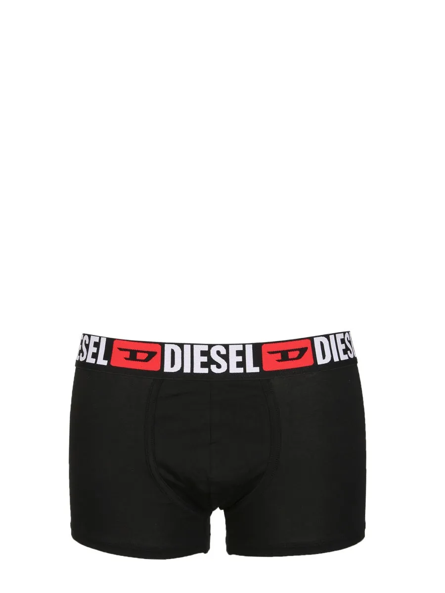 Diesel Logo Waistband Pack Of Three Boxers