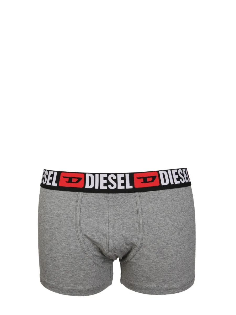 Diesel Logo Waistband Pack Of Three Boxers