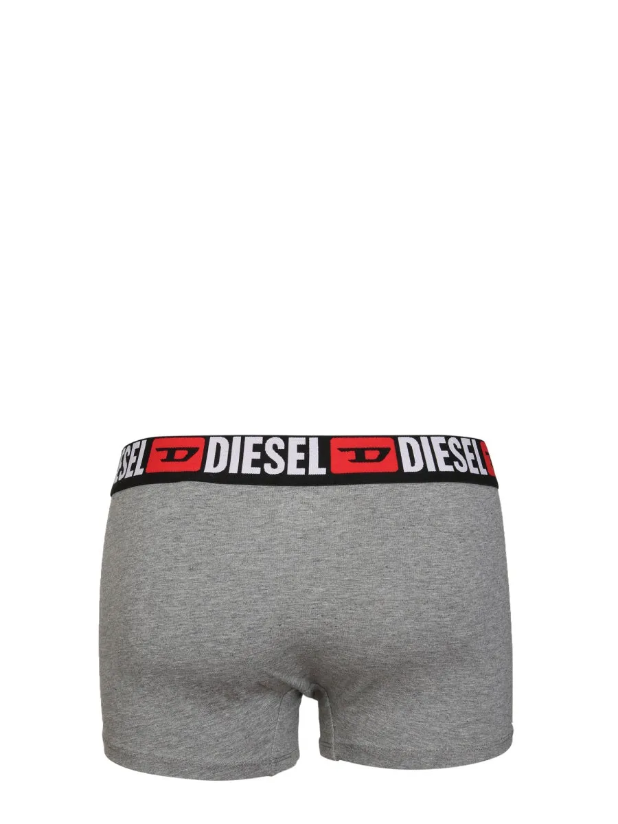 Diesel Logo Waistband Pack Of Three Boxers