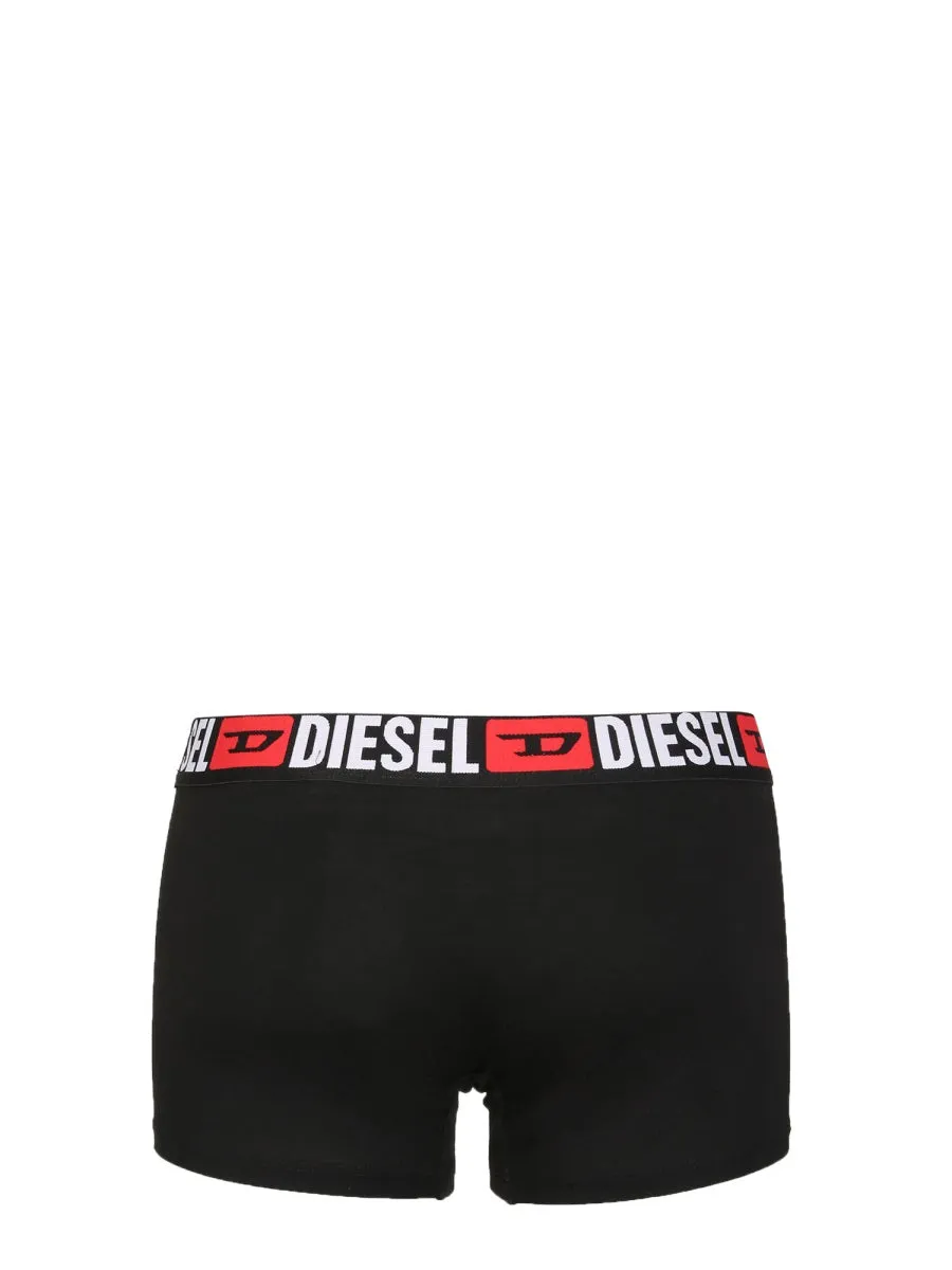 Diesel Logo Waistband Pack Of Three Boxers