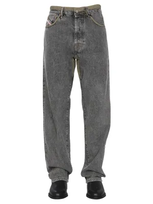 Diesel Red Tag DxD-P2 0CBBH Straight-Leg Jeans