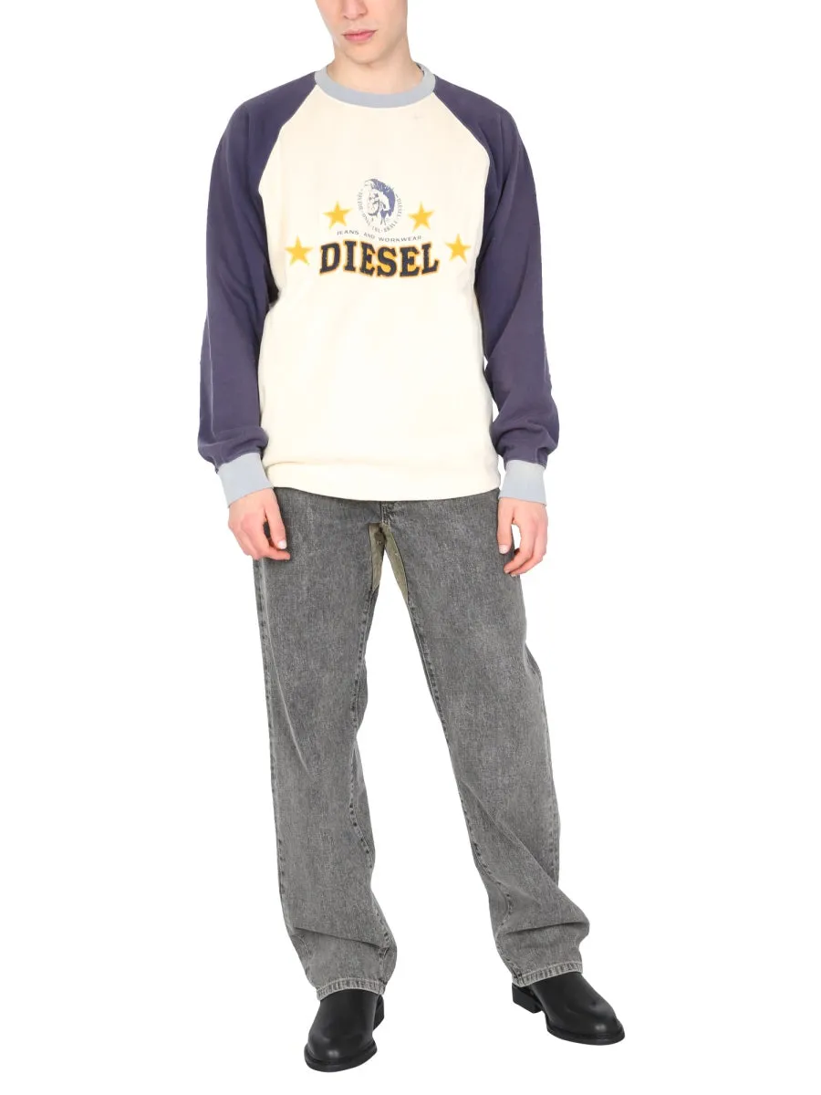 Diesel Red Tag DxD-P2 0CBBH Straight-Leg Jeans