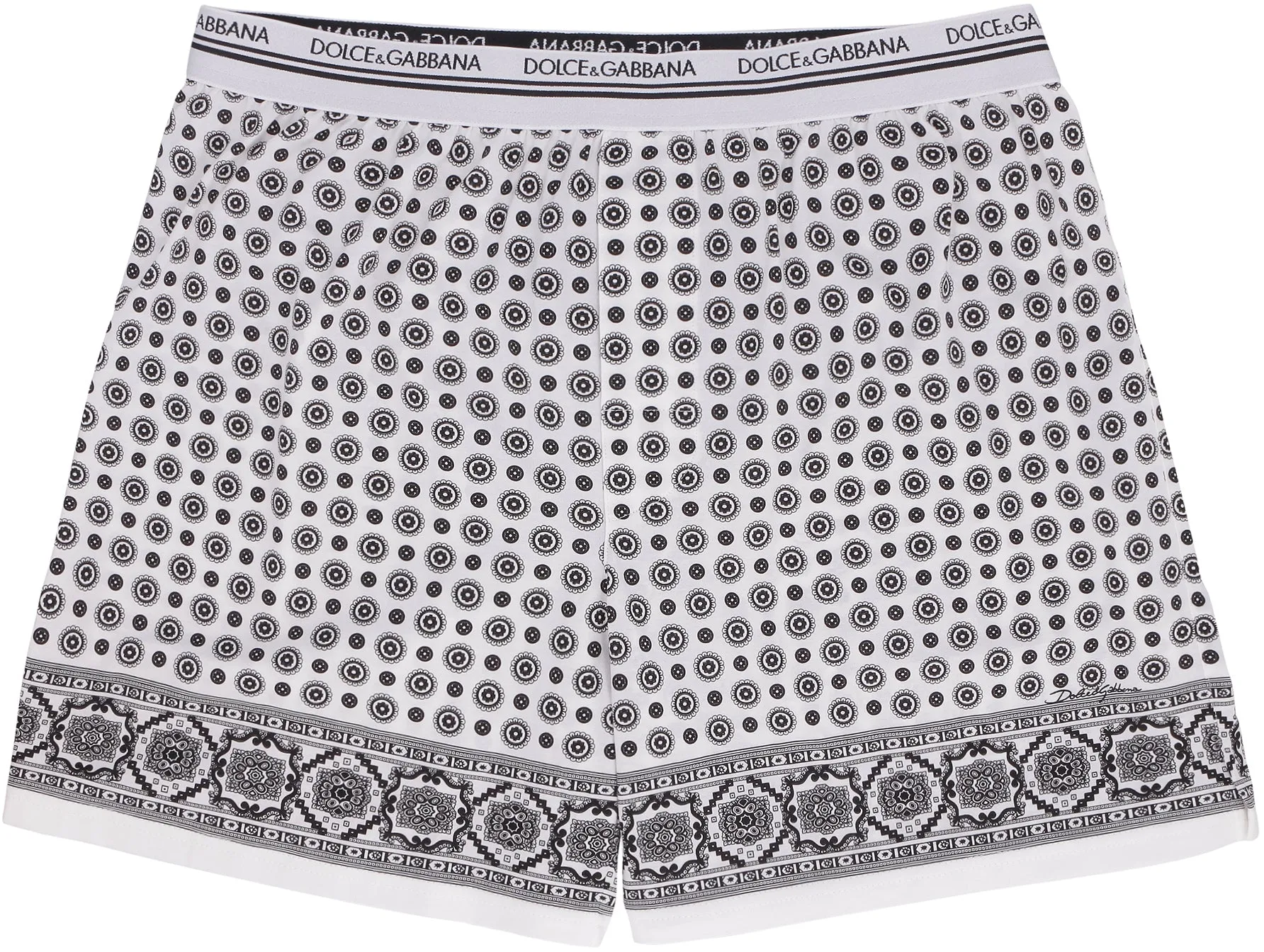 Dolce & Gabbana Allover Printed Stretched Boxers
