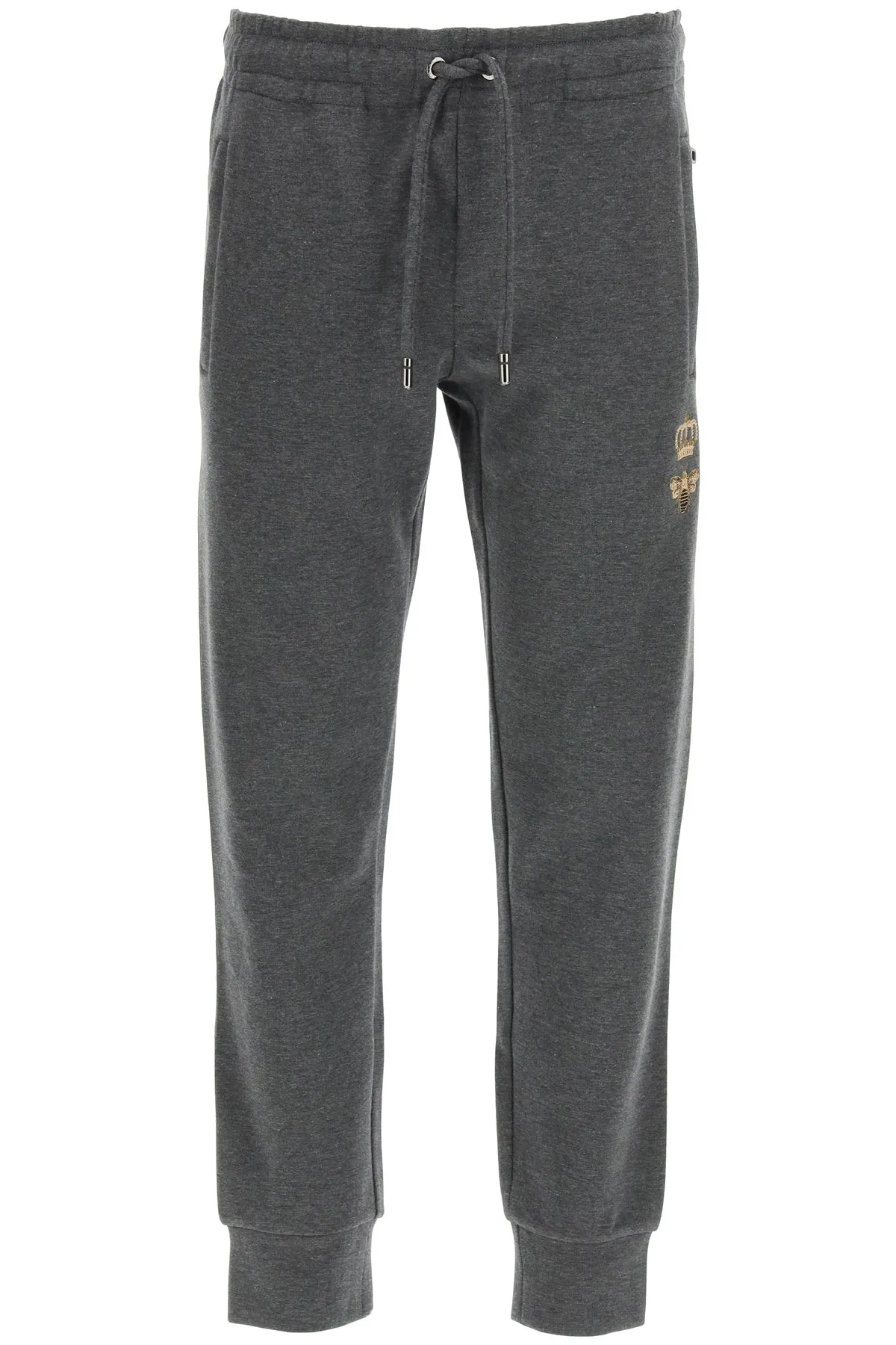 Dolce & Gabbana Bee Embroidered Jogger Pants