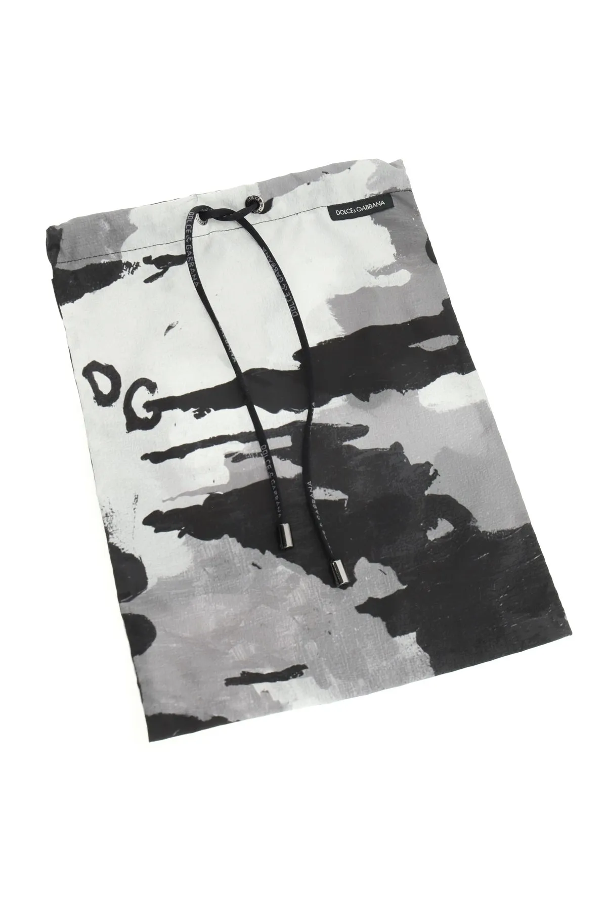 Dolce & Gabbana Camouflage Print Swim Trunks