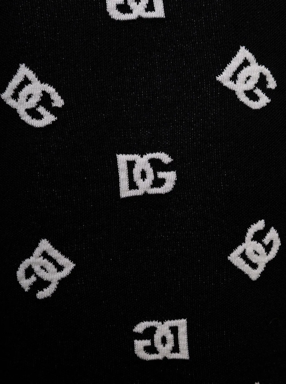 Dolce & Gabbana DG Intarsia Knit Crewneck Sweater