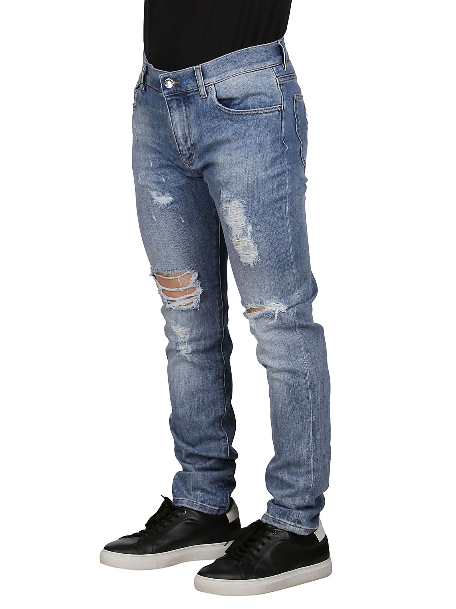 Dolce & Gabbana Distressed Skinny Jeans