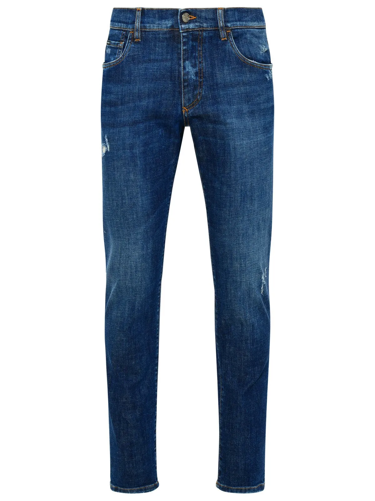 Dolce & Gabbana Distressed Slim-Fit Jeans