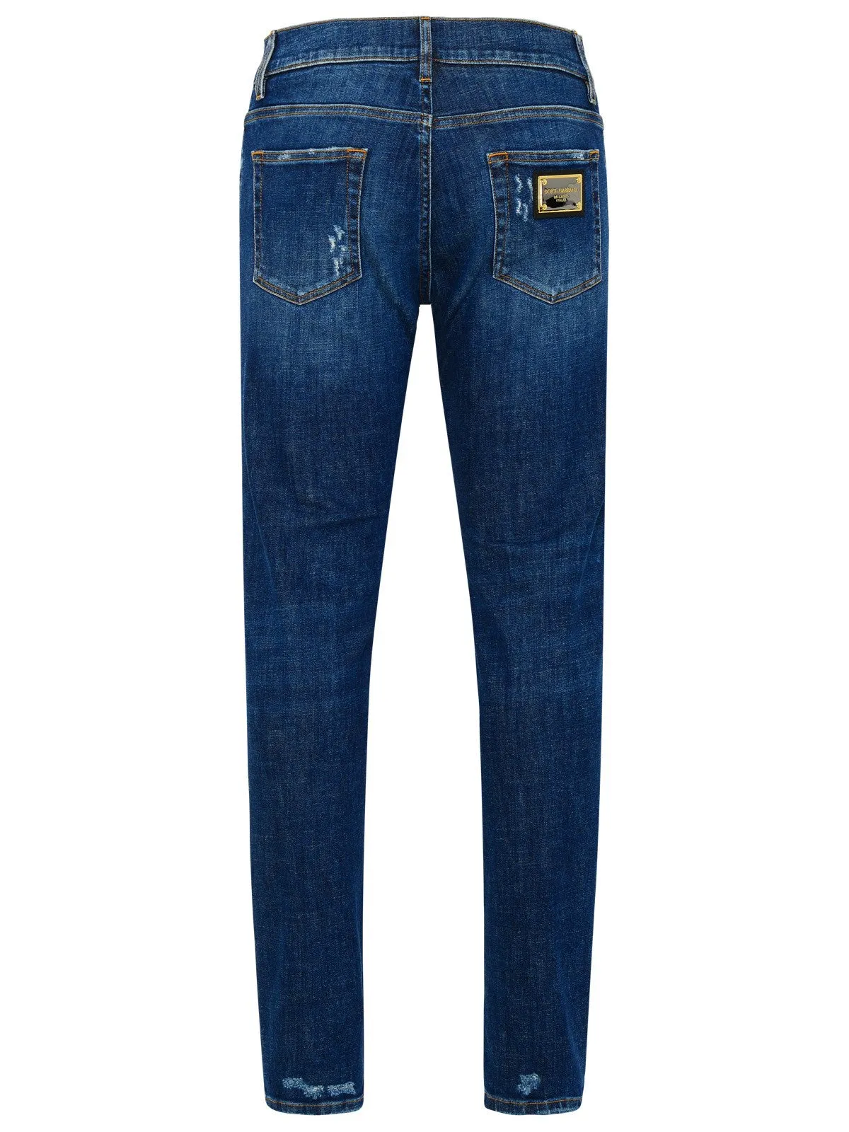 Dolce & Gabbana Distressed Slim-Fit Jeans