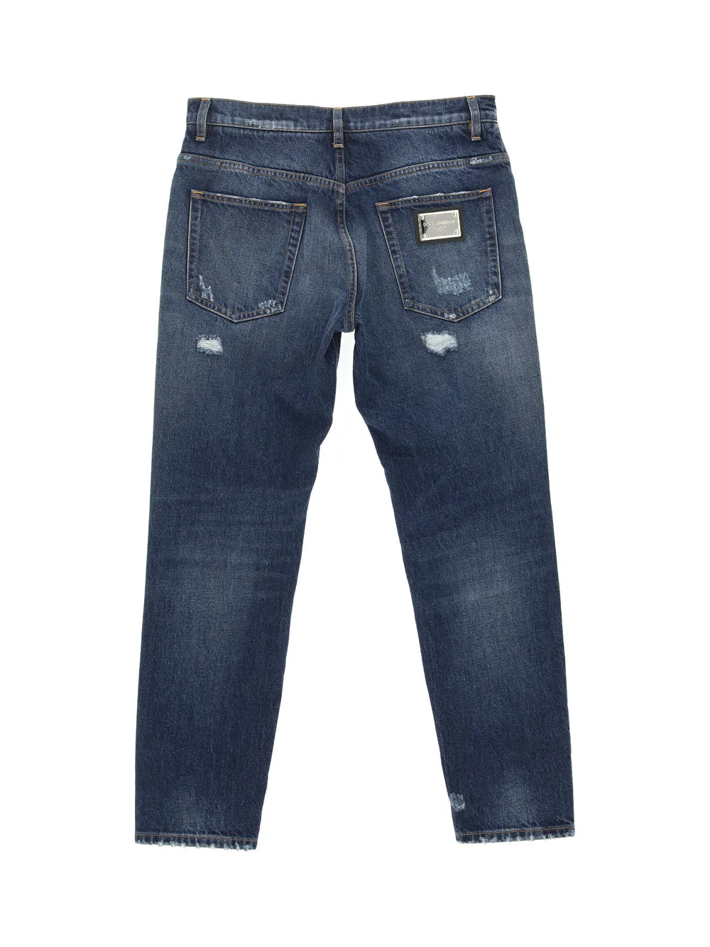 Dolce & Gabbana Distressed Wash Jeans