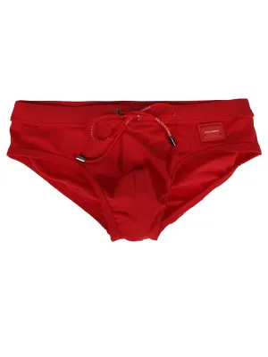 Dolce & Gabbana Drawstring Swim Briefs