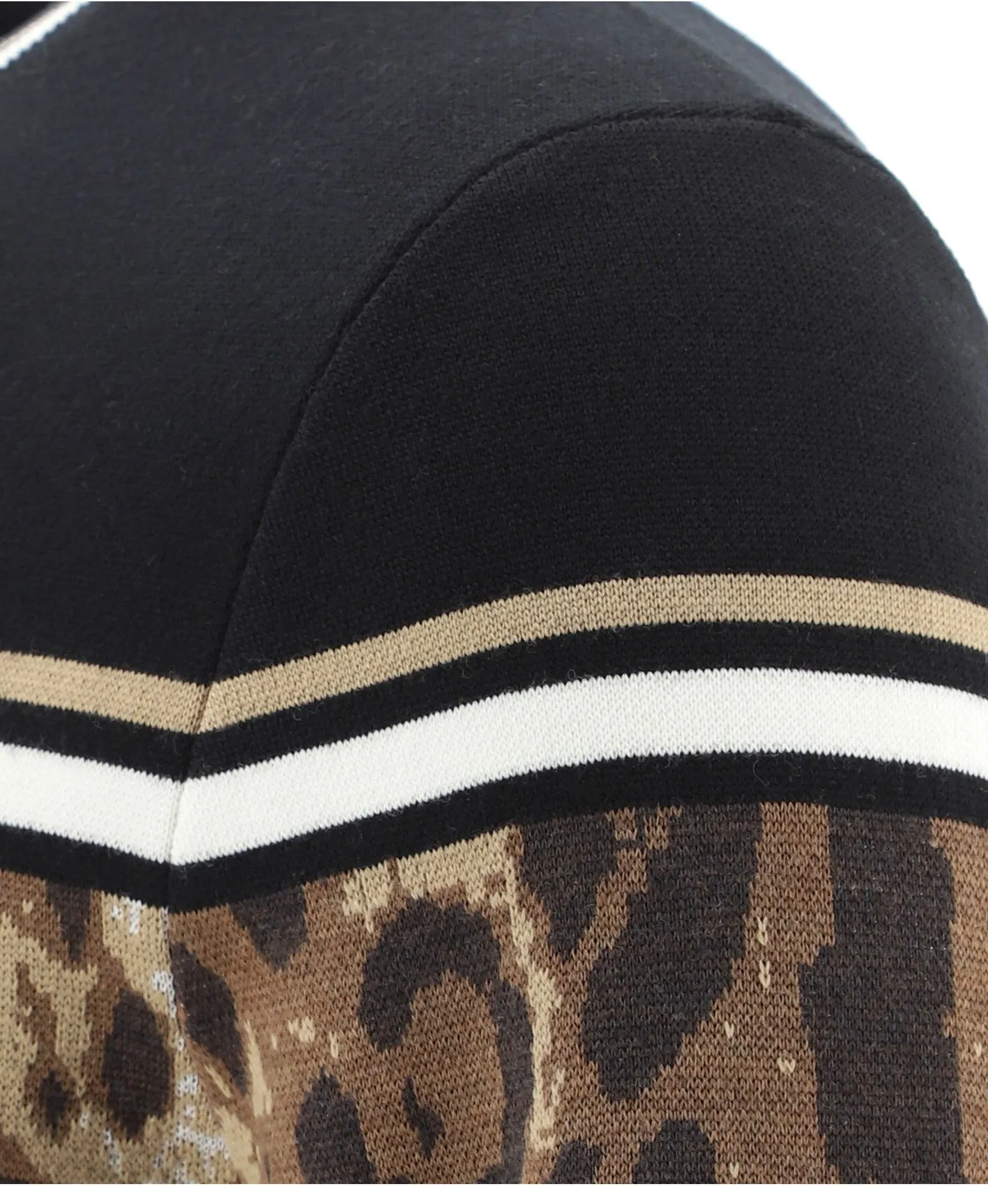 Dolce & Gabbana Leopard Intarsia Knit Sweater