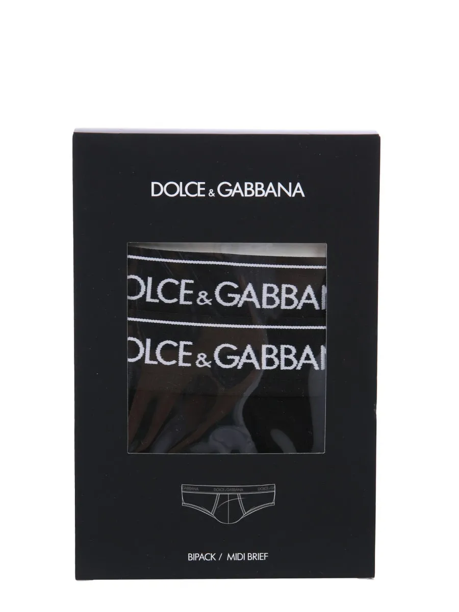 Dolce & Gabbana Logo Band Two-Pack Briefs