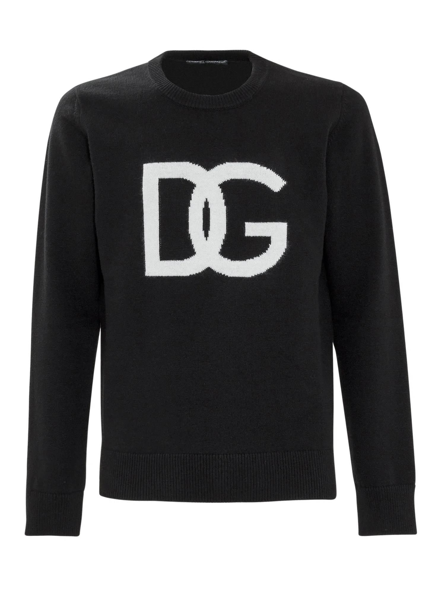 Dolce & Gabbana Logo Intarsia Knitted Jumper