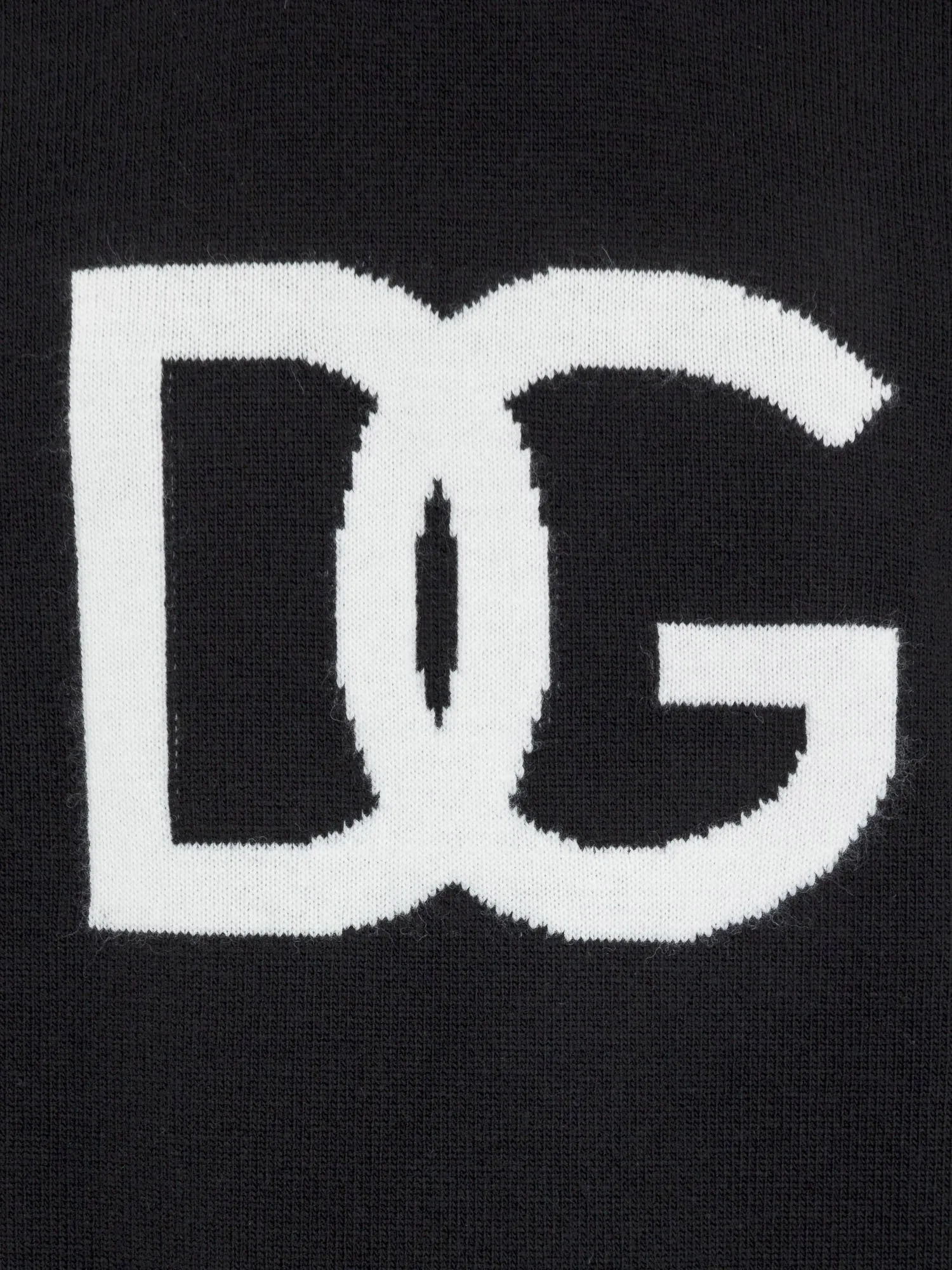 Dolce & Gabbana Logo Intarsia Knitted Jumper