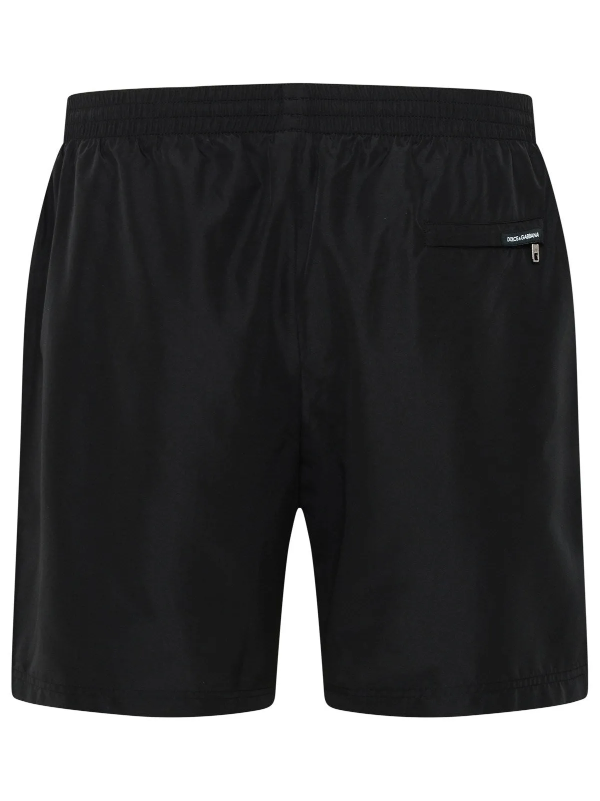 Dolce & Gabbana Logo Intarsia Mid-Length Swim Shorts