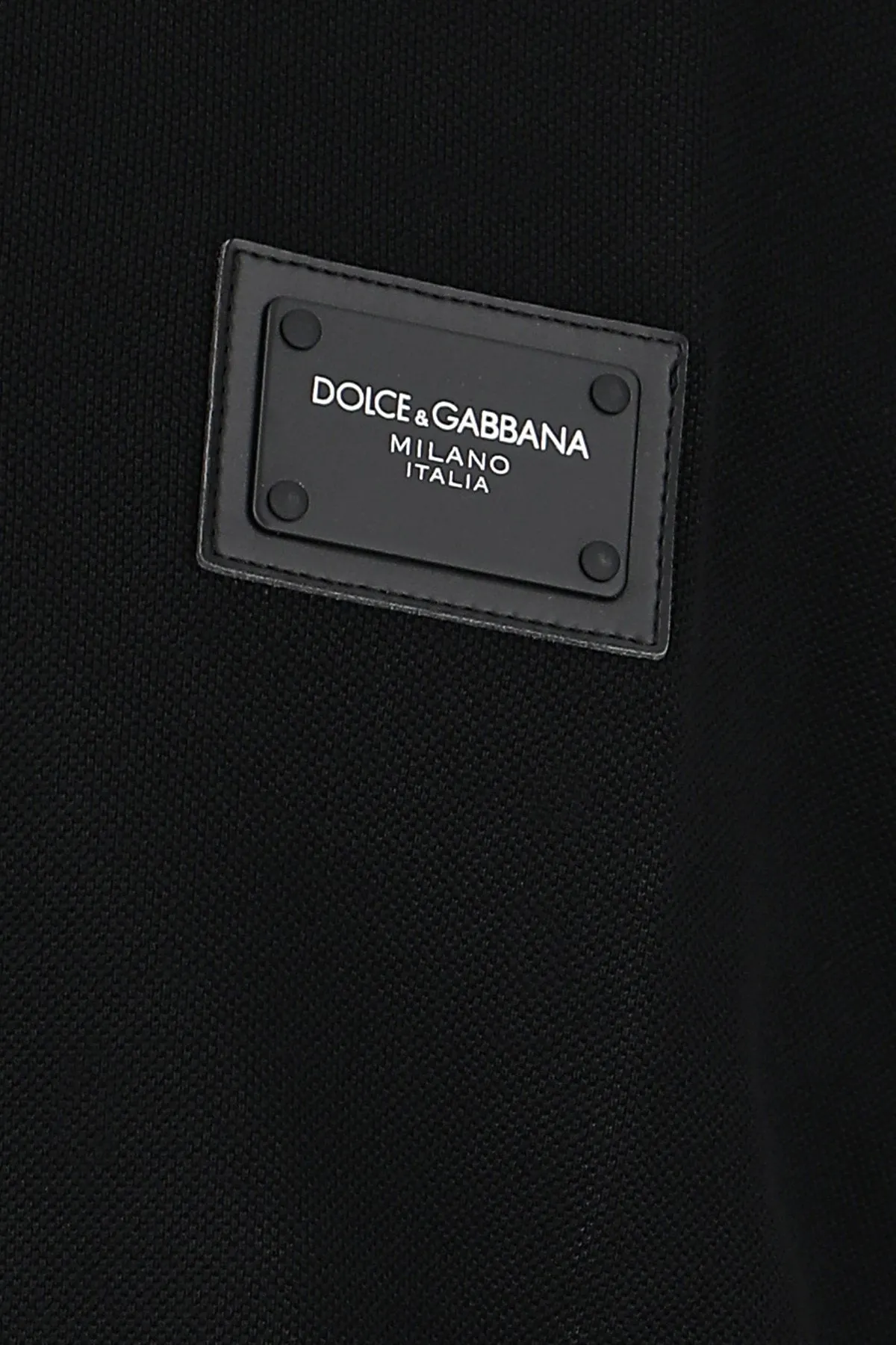 Dolce & Gabbana Logo Patch Polo Shirt