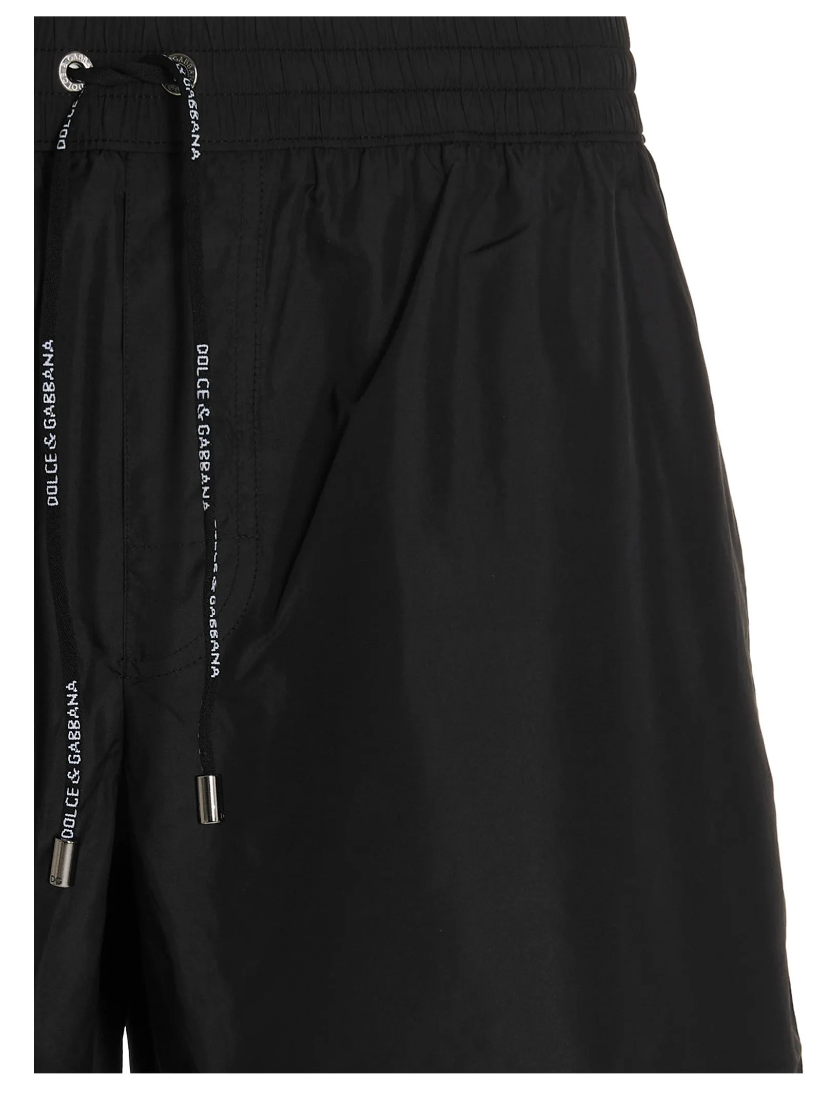 Dolce & Gabbana Logo Patch Swim Shorts