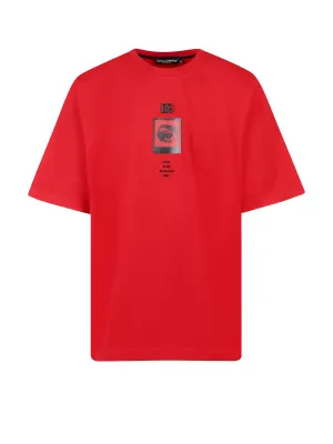 Dolce & Gabbana Logo Plaque Crewneck T-Shirt
