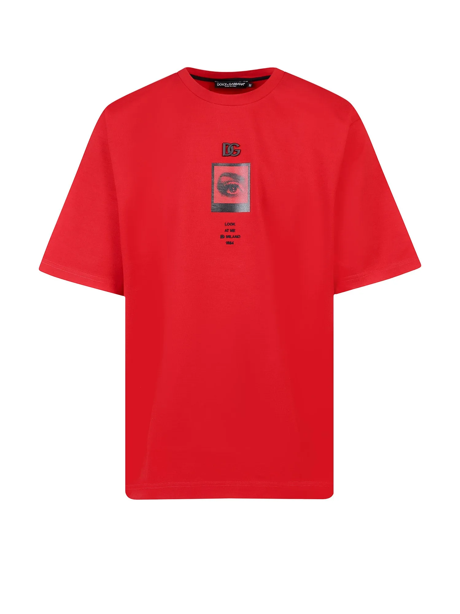 Dolce & Gabbana Logo Plaque Crewneck T-Shirt