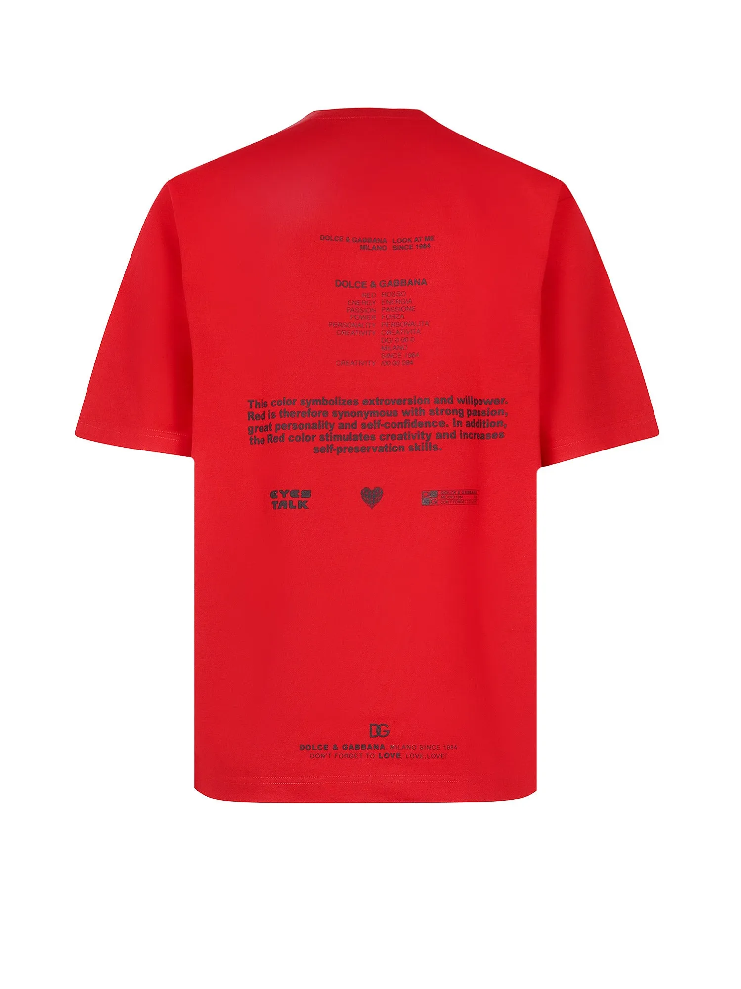 Dolce & Gabbana Logo Plaque Crewneck T-Shirt