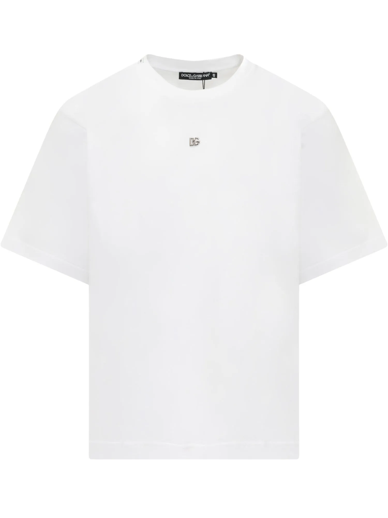 Dolce & Gabbana Logo Plaque Crewneck T-Shirt
