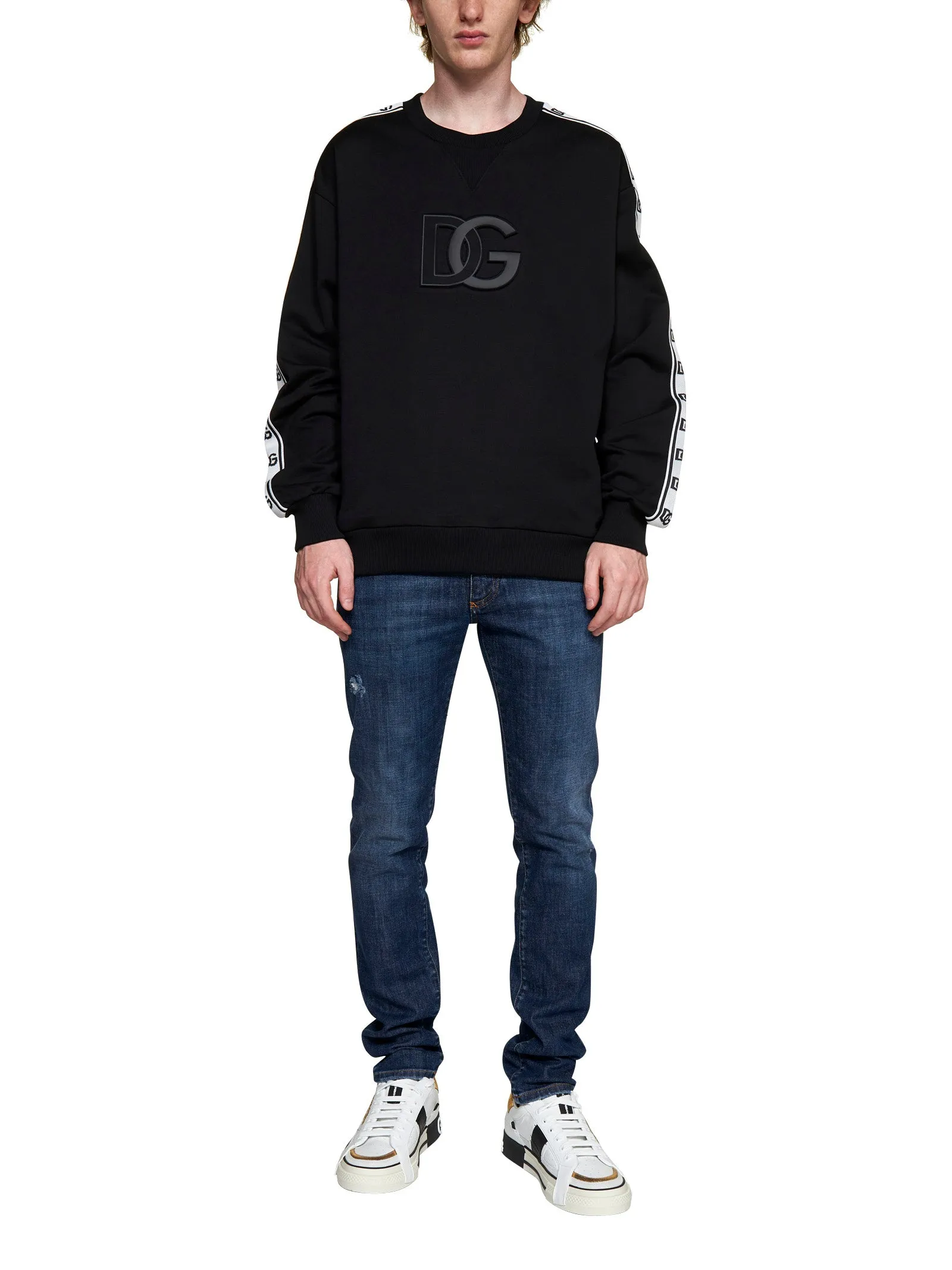 Dolce & Gabbana Logo Tape Detail Sweater