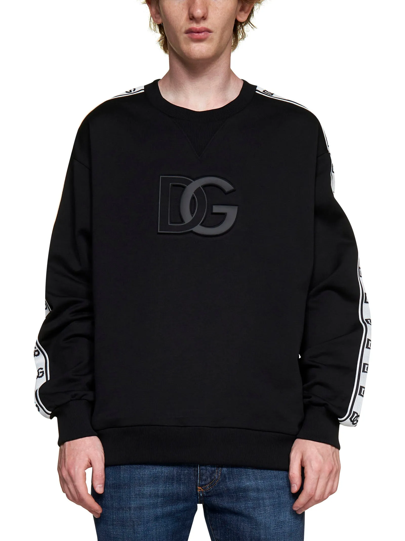 Dolce & Gabbana Logo Tape Detail Sweater