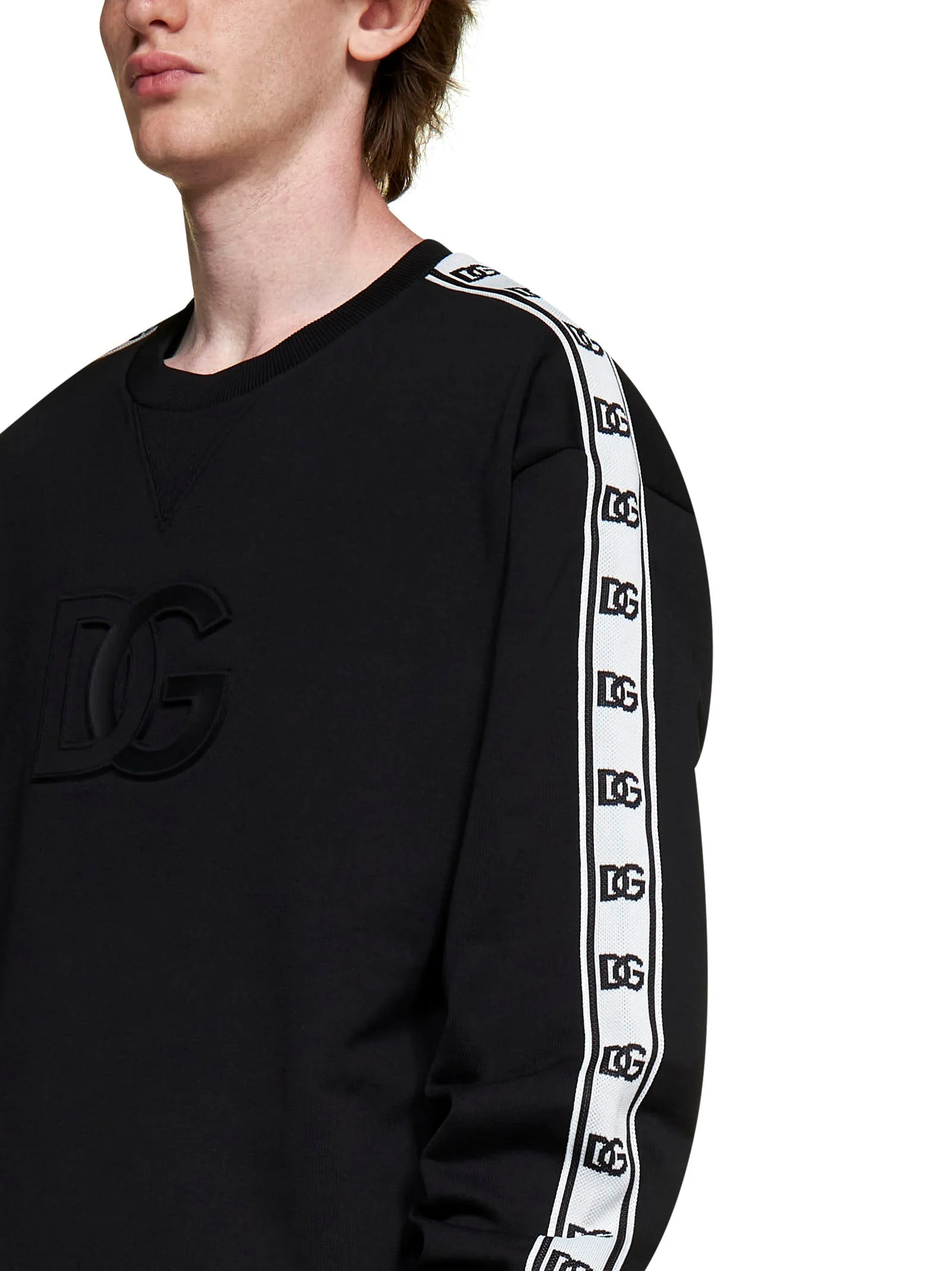 Dolce & Gabbana Logo Tape Detail Sweater