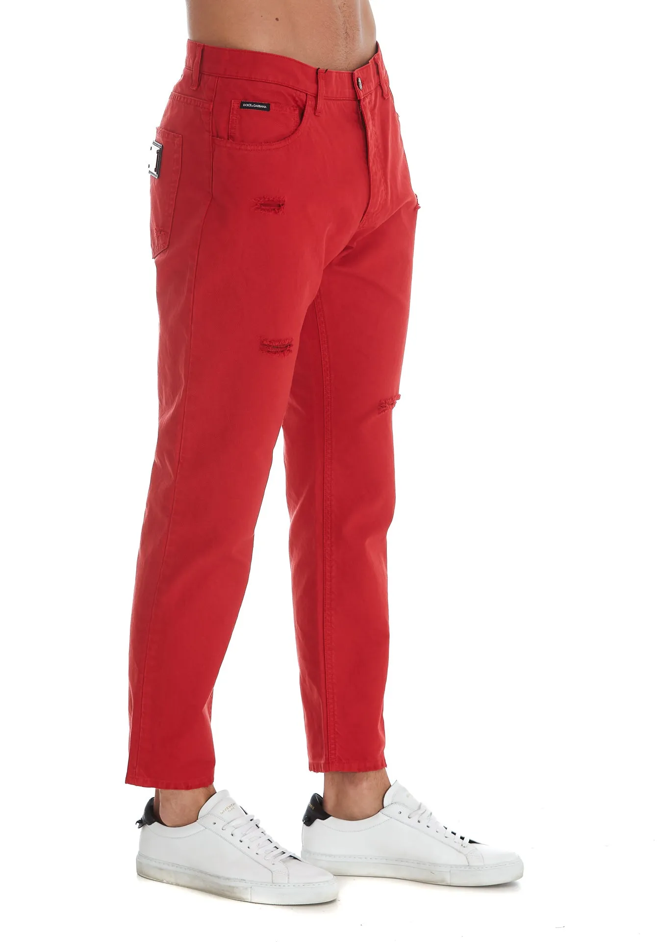 Dolce & Gabbana Loose Garment-Dyed Pants