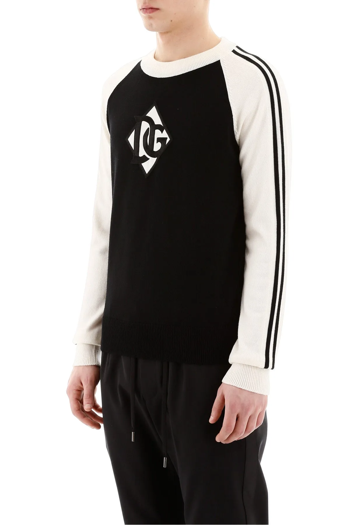 Dolce & Gabbana Monogram Patch Sweater