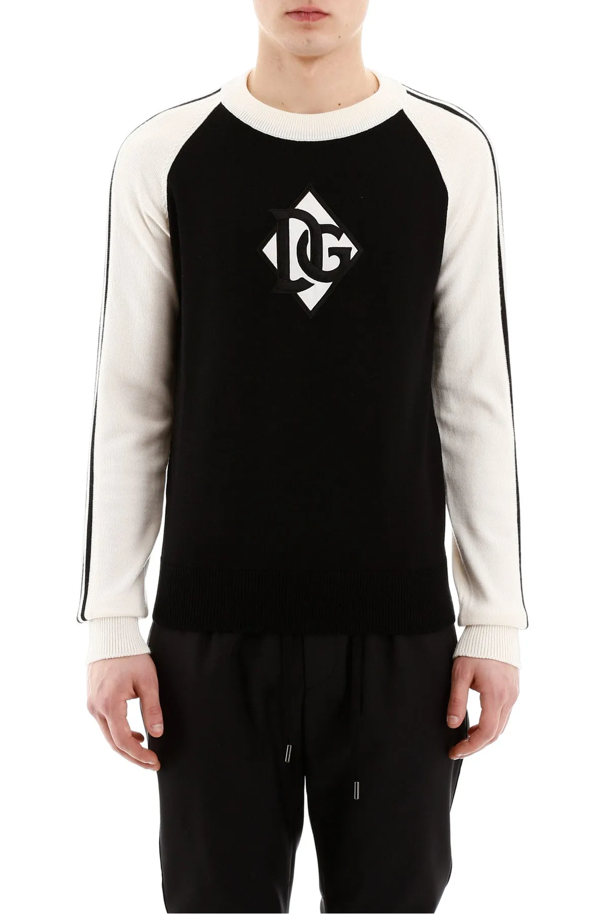 Dolce & Gabbana Monogram Patch Sweater