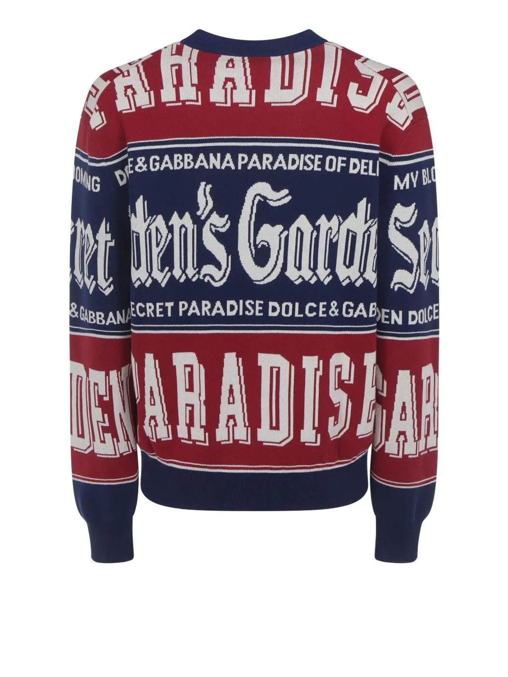 Dolce & Gabbana Round Neck Jacquard Sweater