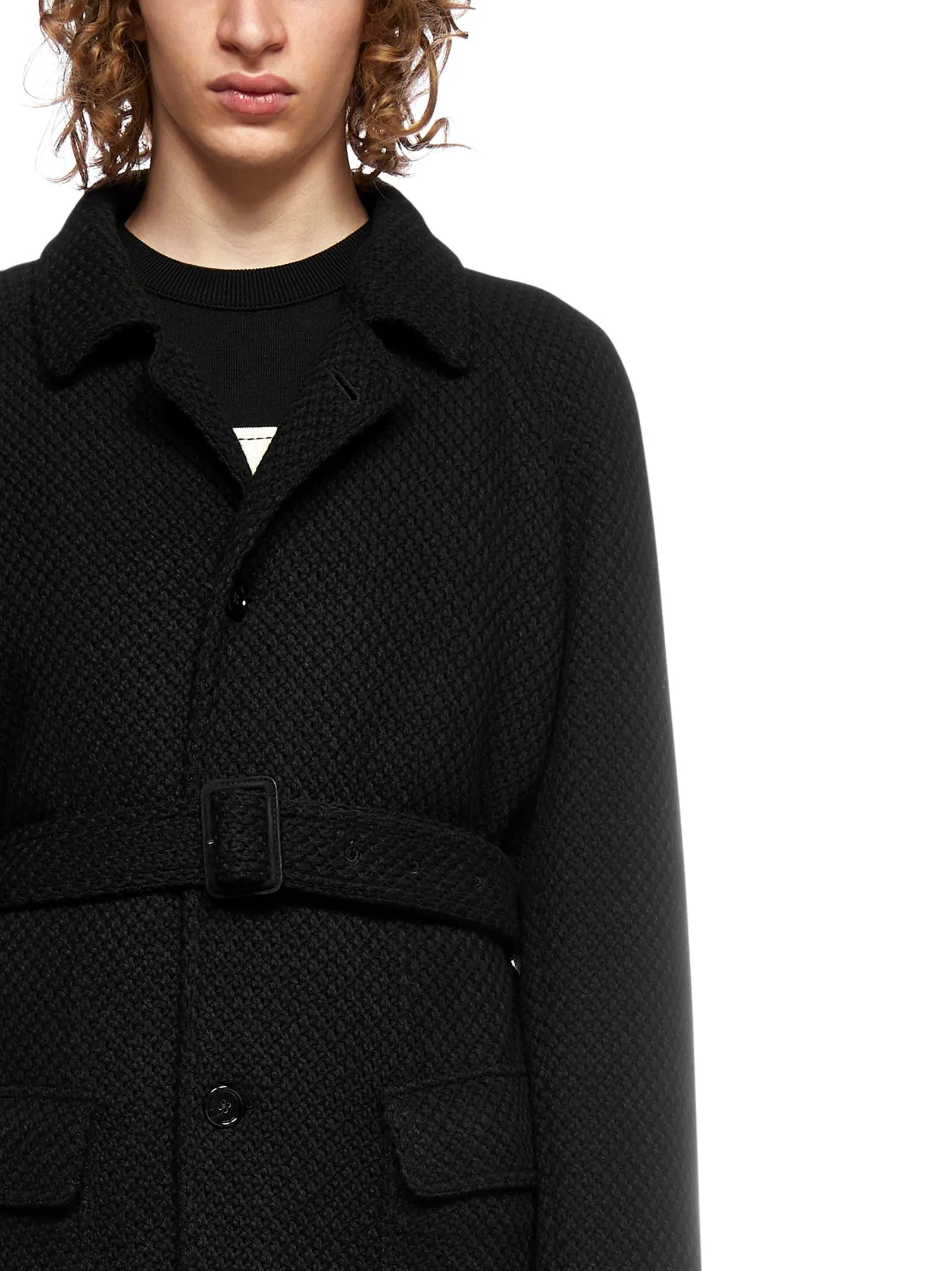 Dolce & Gabbana Single-Breasted Belt Waist Coat