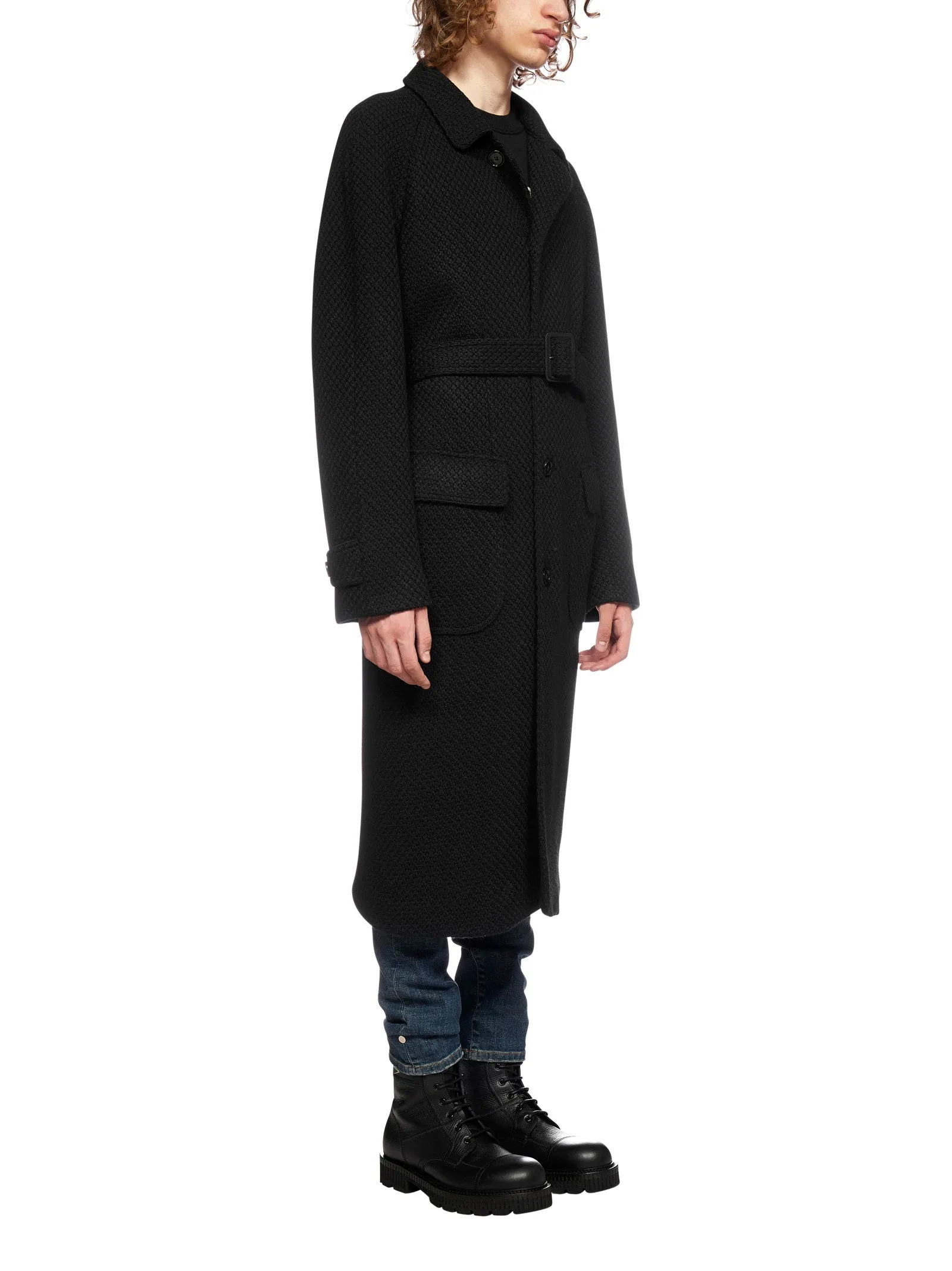 Dolce & Gabbana Single-Breasted Belt Waist Coat