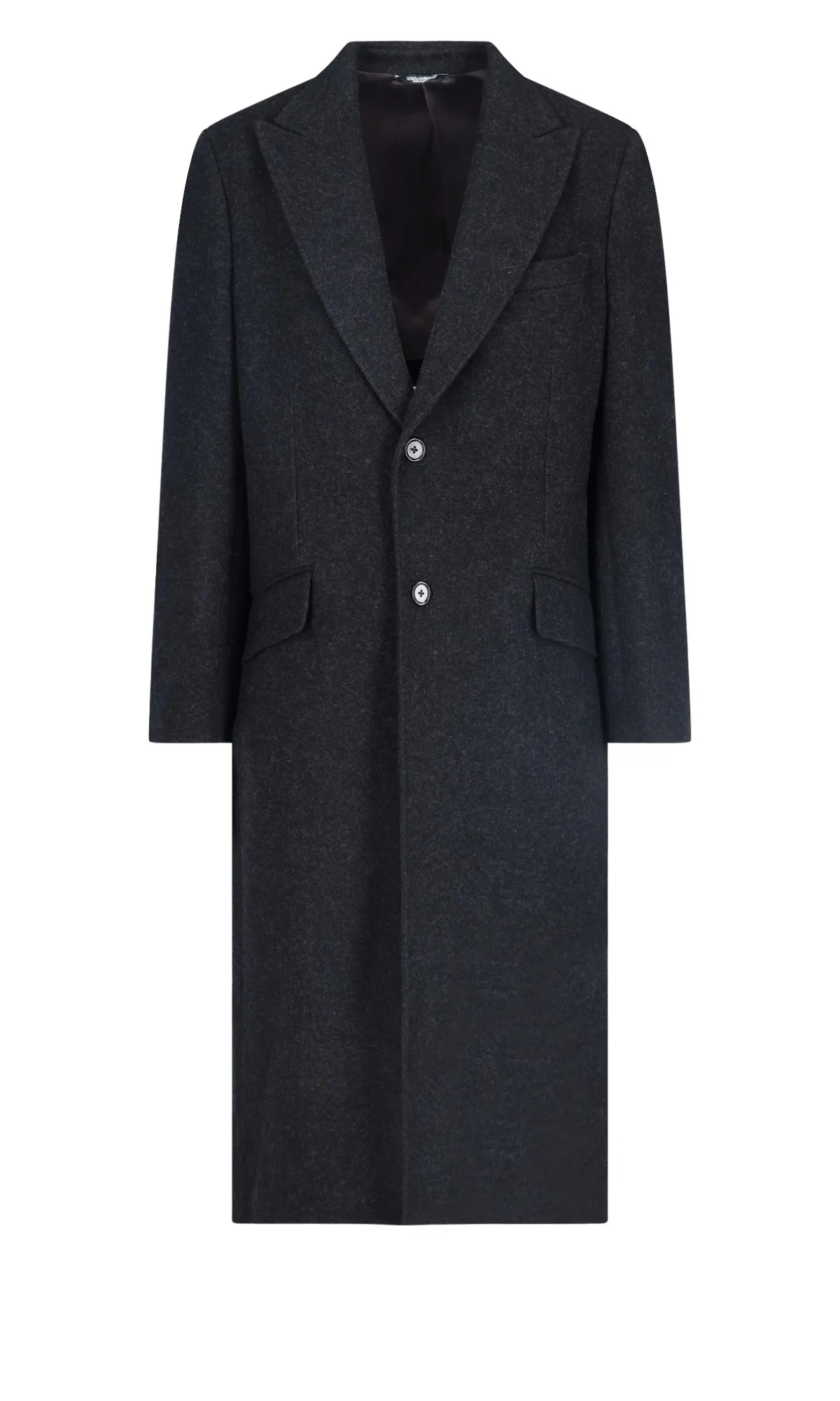 Dolce & Gabbana Single-Breasted Mid-Length Coat