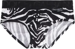 Dolce & Gabbana Zebra Printed Briefs