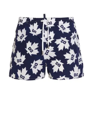 Dsquared2 Allover Logo Print Swim Shorts