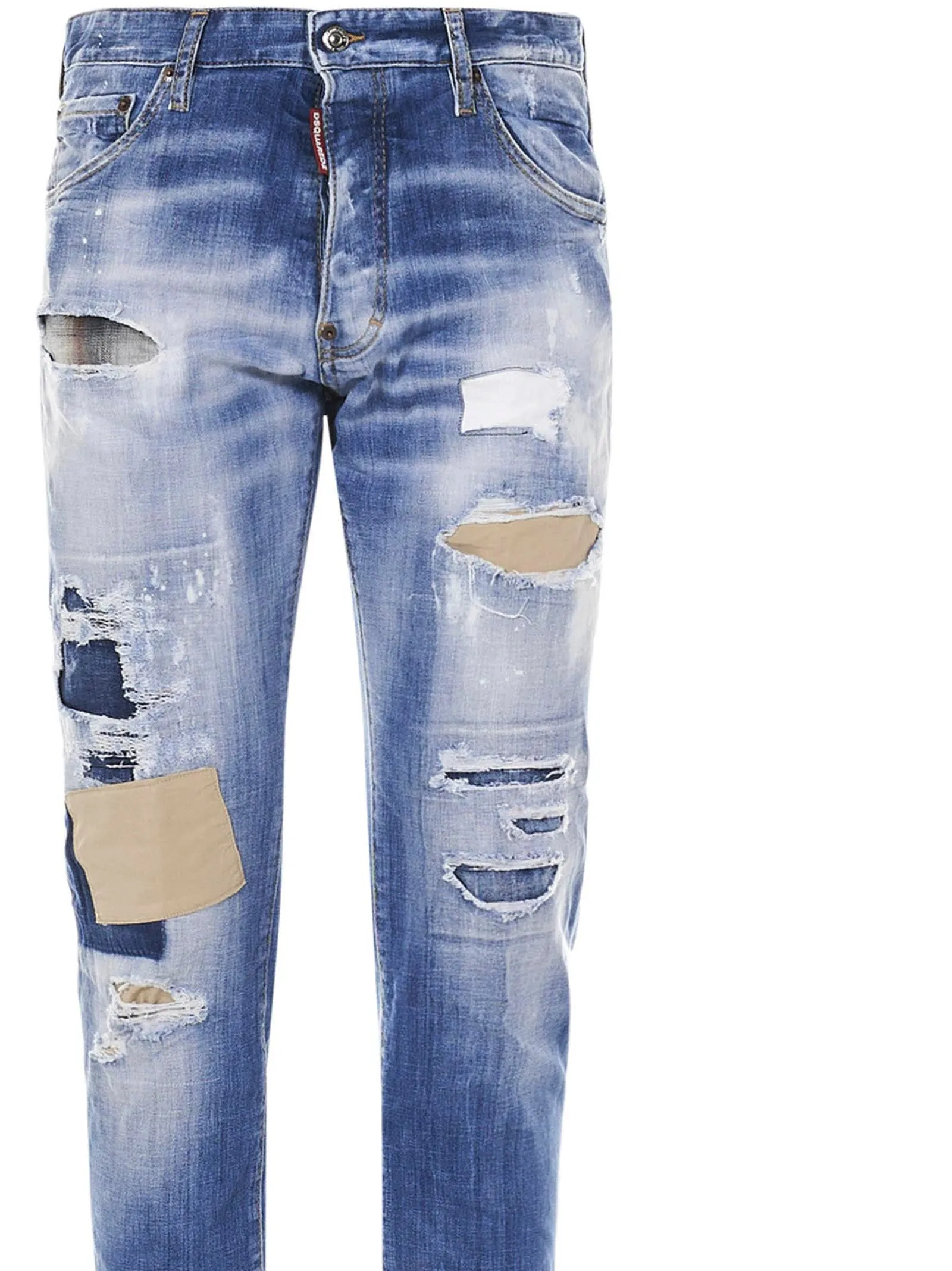 Dsquared2 Bleach-Effect Jeans