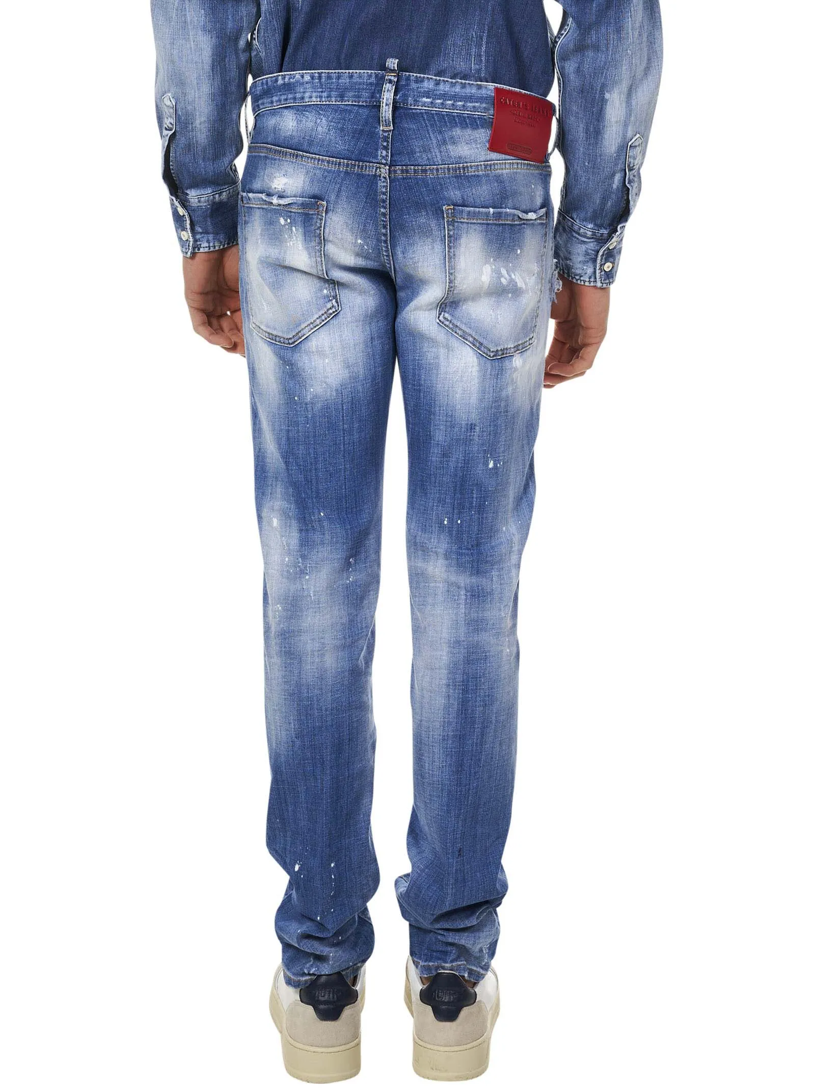 Dsquared2 Bleach-Effect Jeans