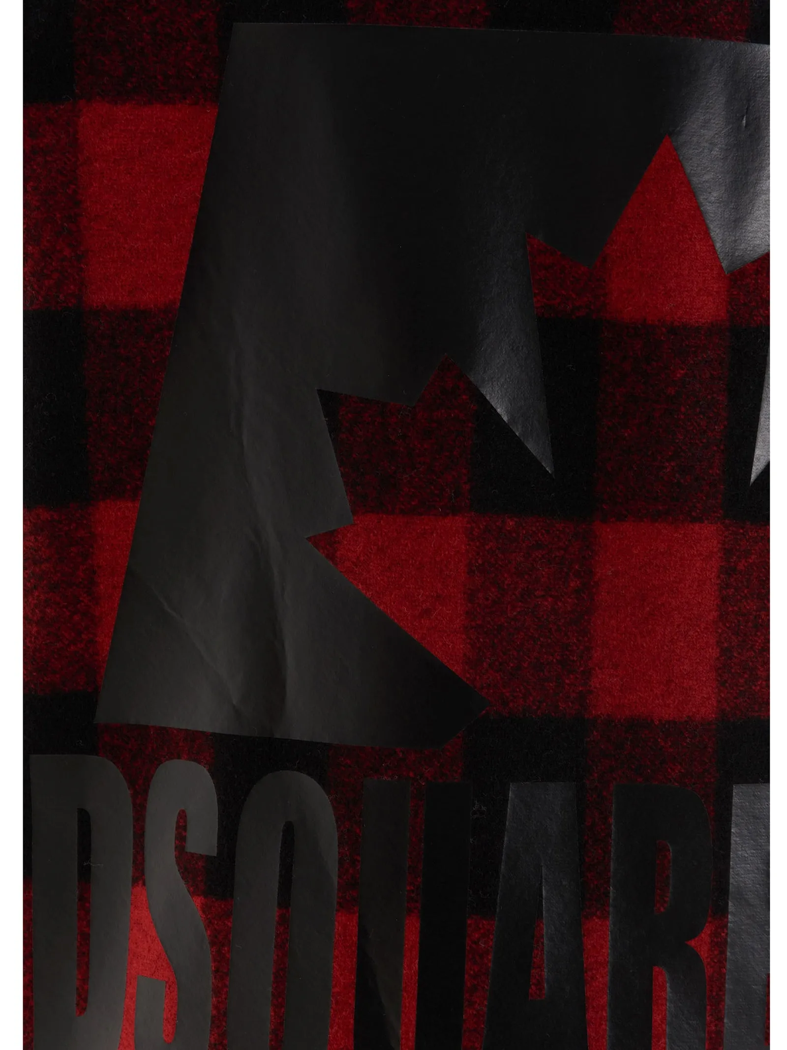 Dsquared2 Checked Single-Breasted Buttoned Coat