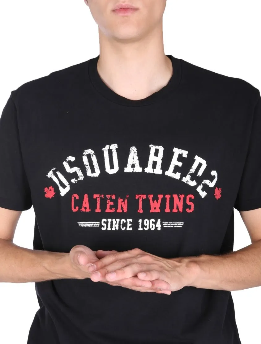 Dsquared2 Dan Graffiti Printed T-Shirt