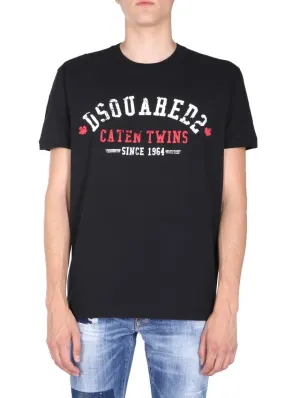 Dsquared2 Dan Graffiti Printed T-Shirt
