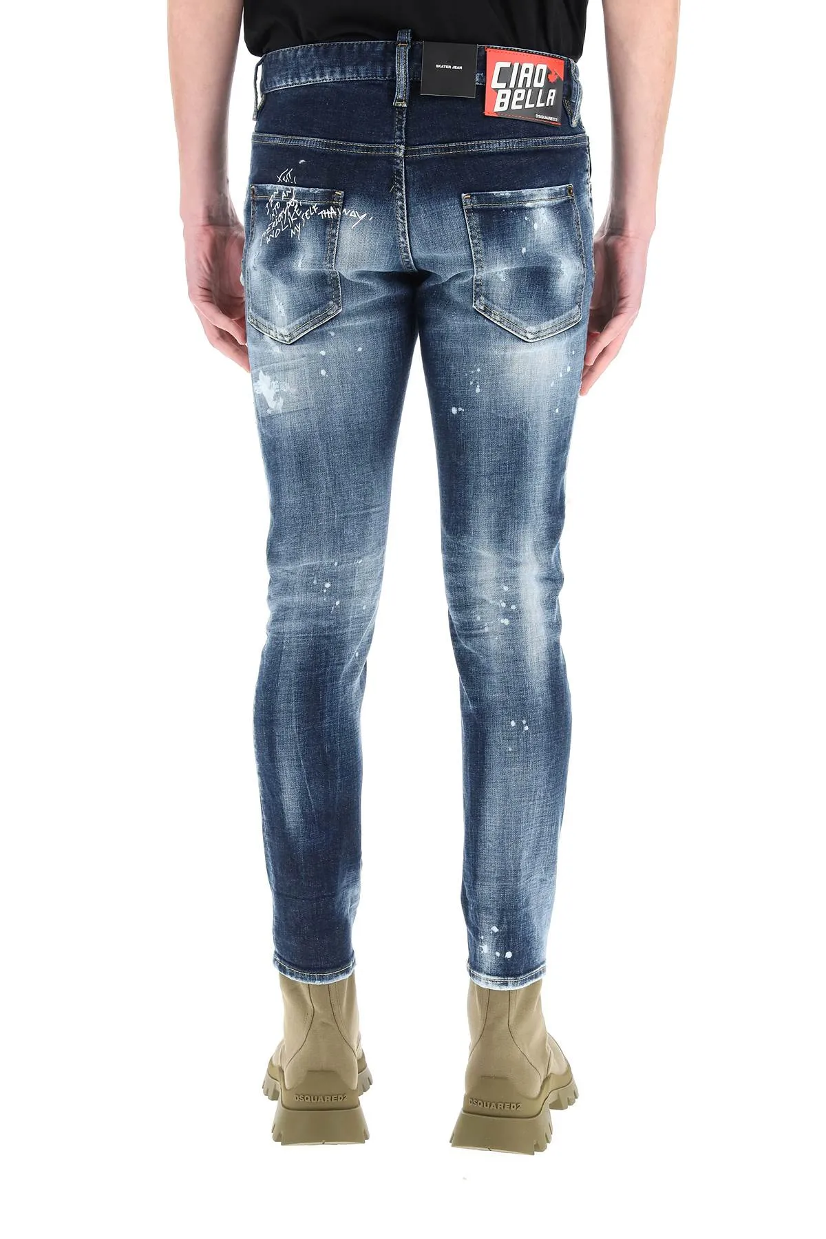 Dsquared2 Distressed Bleached Jeans