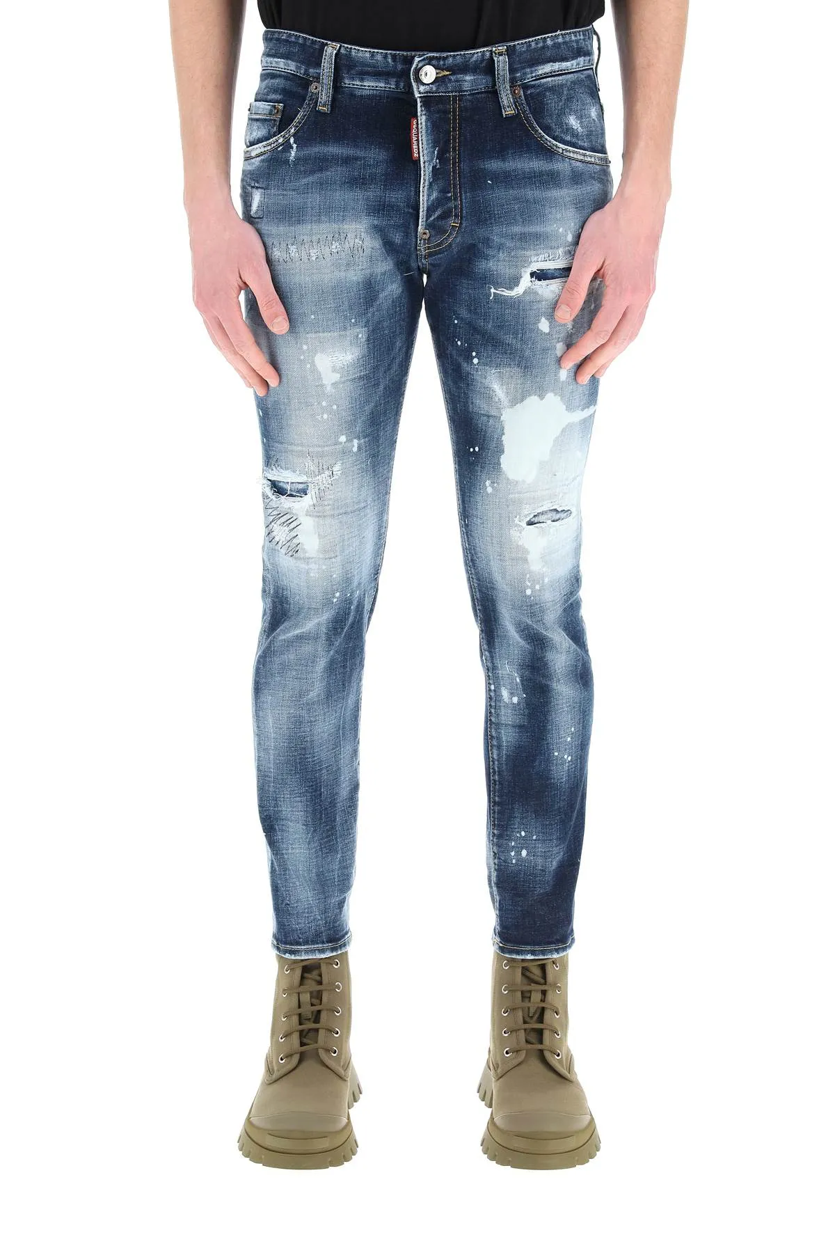 Dsquared2 Distressed Bleached Jeans