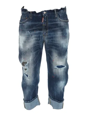 Dsquared2 Distressed Cropped Jeans