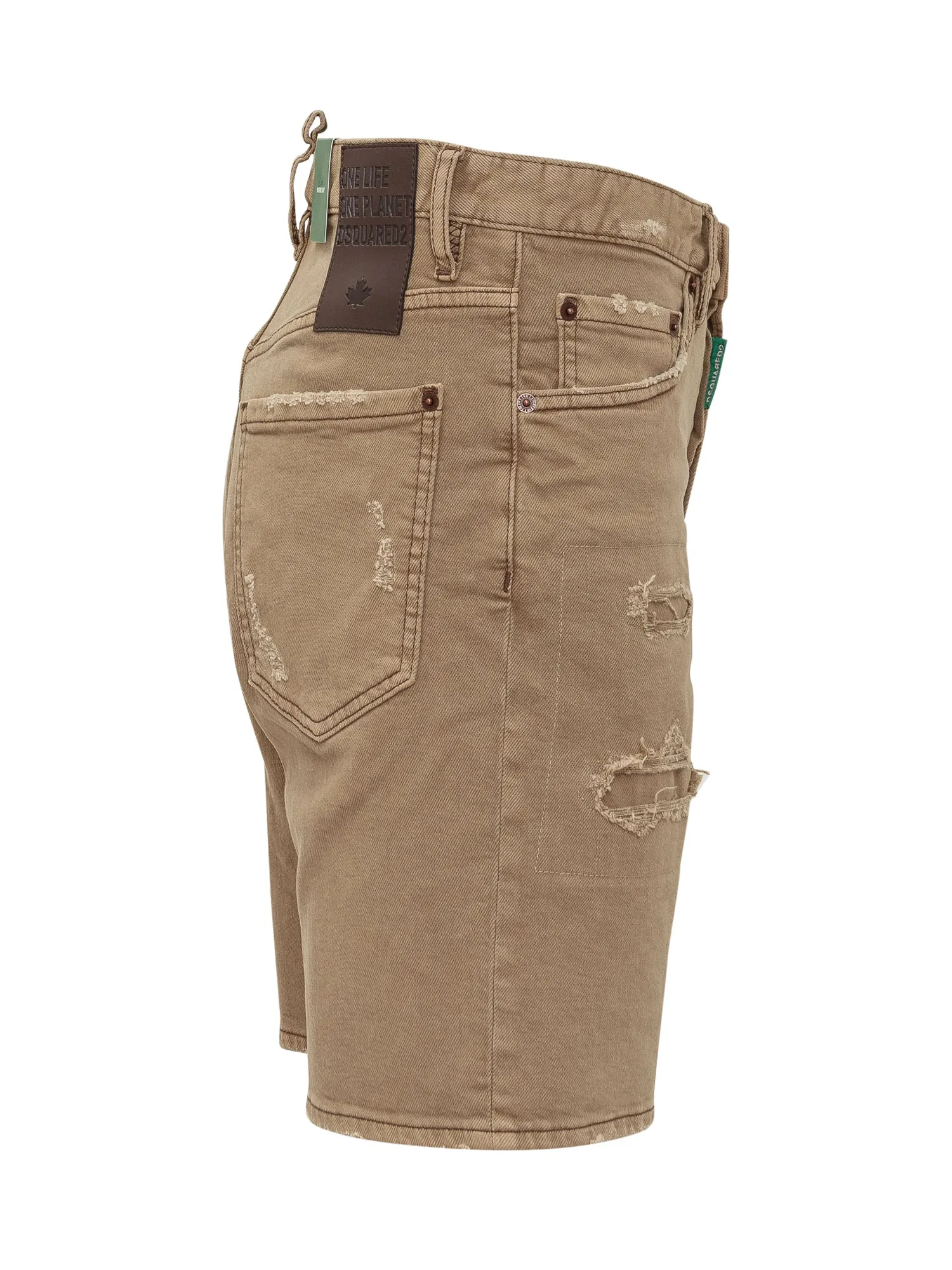 Dsquared2 Distressed Denim Shorts