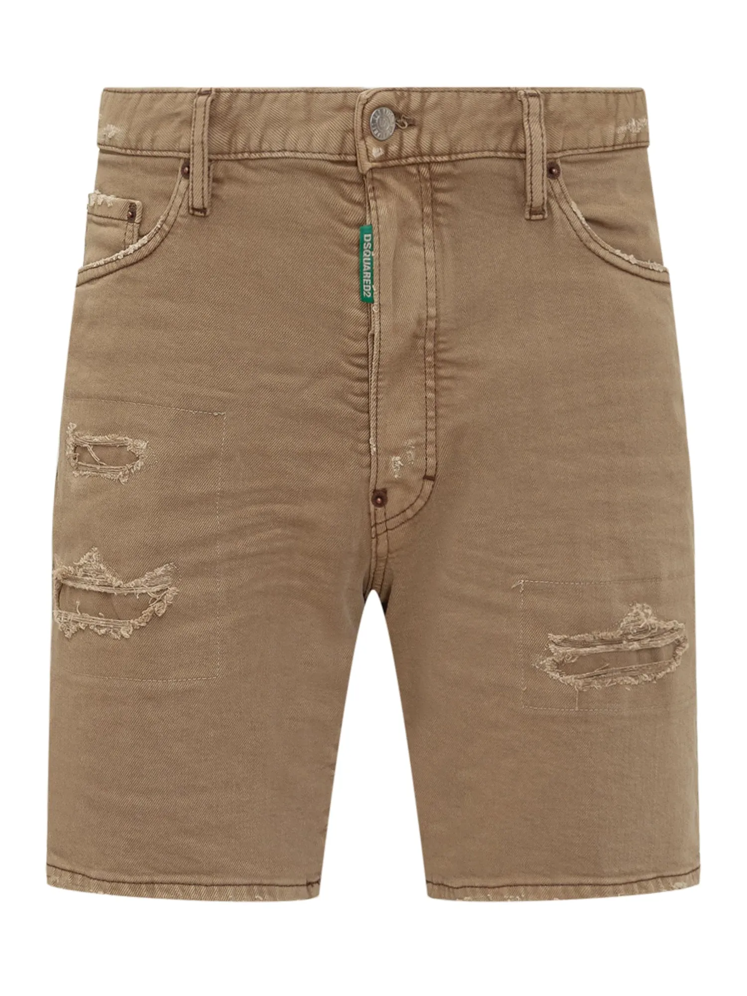 Dsquared2 Distressed Denim Shorts