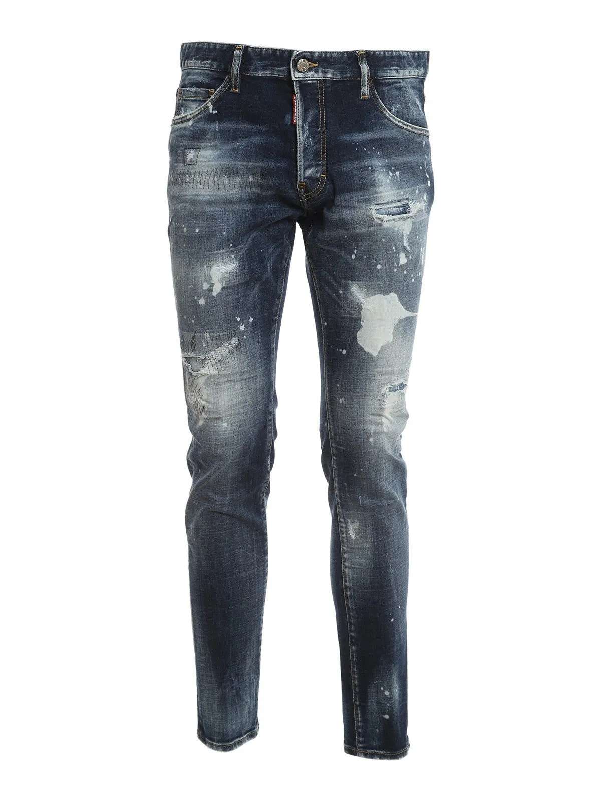 Dsquared2 Distressed Slim-Cut Jeans